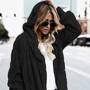 Black Cozy Cardigan